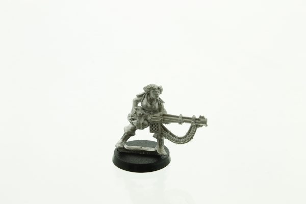 Rogue Trader Female Guard with Autocannon