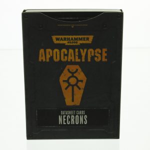 Warhammer 40.000 Apocalypse Necrons Datasheet Cards