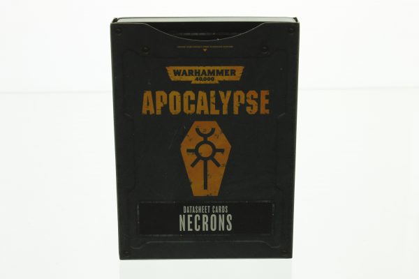 Warhammer 40.000 Apocalypse Necrons Datasheet Cards