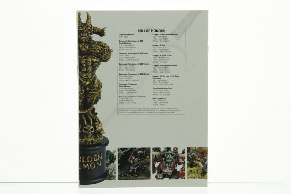 Golden Demon 2002 Winners Booklet