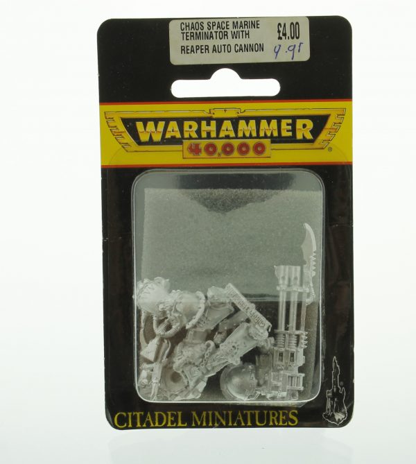 Warhammer 40.000 Chaos Space Marines Terminator with Reaper Auto Cannon