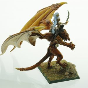 Warhammer Dark Elf Lord on Manticore Metal Witch