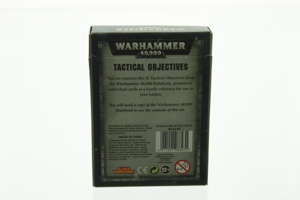 Warhammer 40K Tactical Objectives Warhammer 40.000