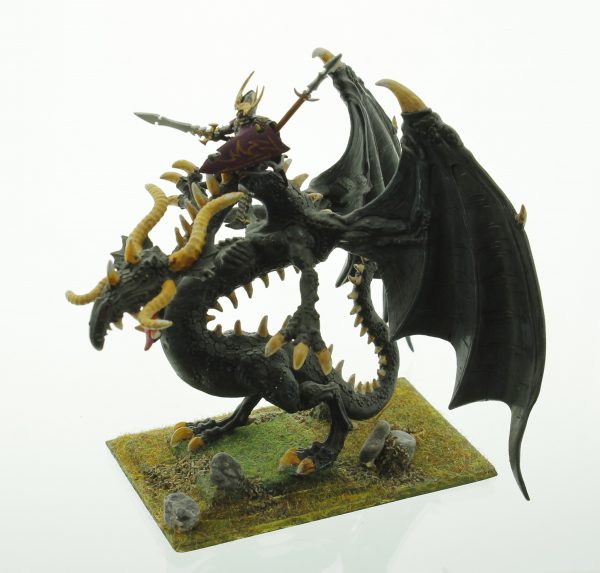 Warhammer Dark Elves Lord on Dragon