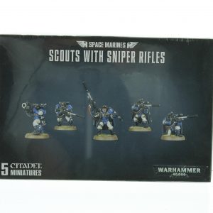 Warhammer 40K Space Marines Scouts with Sniper Rifles