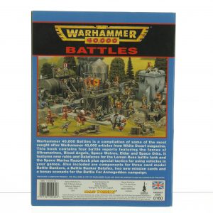 Warhammer 40.000 Battles Supplement Codex Book