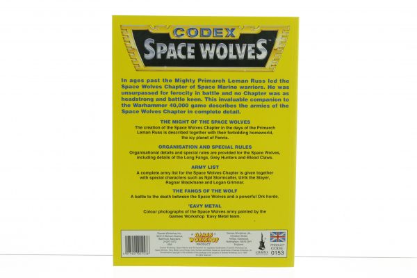 Warhammer 40K Space Wolves Codex