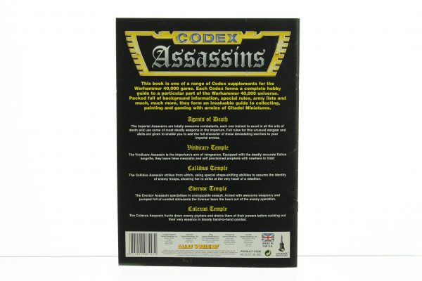 Warhammer 40K Assassins Codex