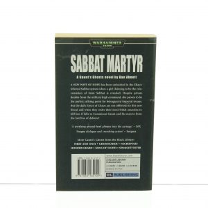 Warhammer Sabbat Martyr Novel Book