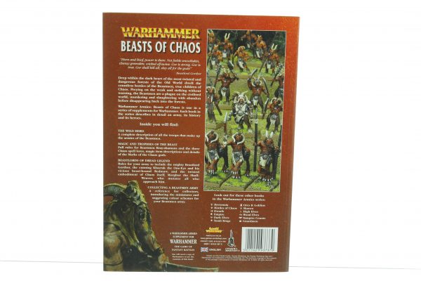 Warhammer Beasts of Chaos Army Book