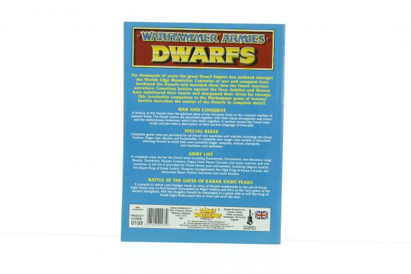 Dwarfs Army Book