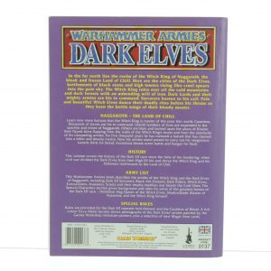 Dark Elves Army Book