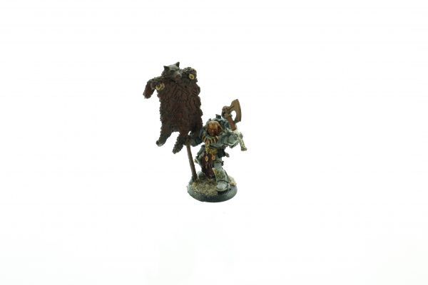Grey Hunter with Wolf Standard