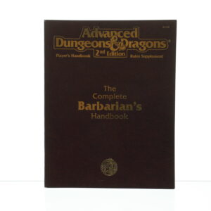 Advanced Dungeons & Dragons The Complete Barbarian's Handbook
